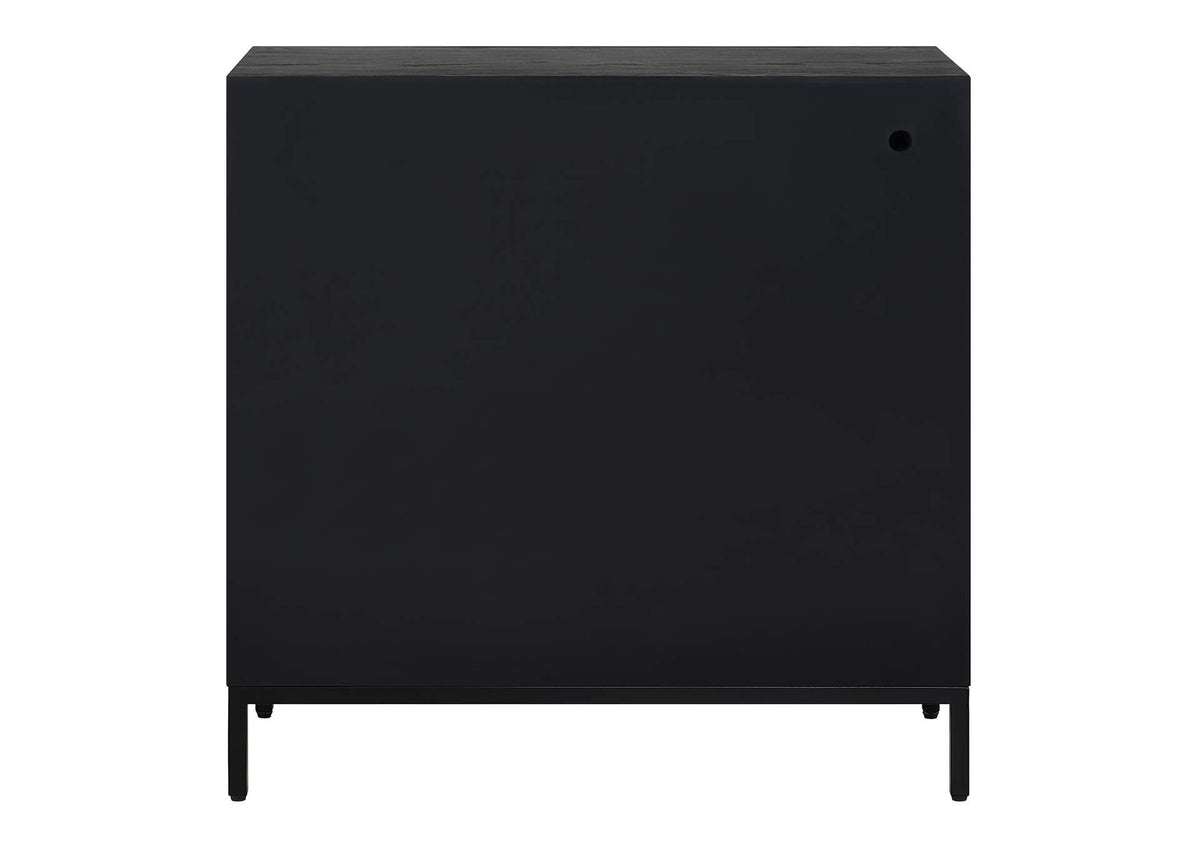 50063 Uttermost Beswick Black Door Cabinet