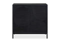 50063 Uttermost Beswick Black Door Cabinet