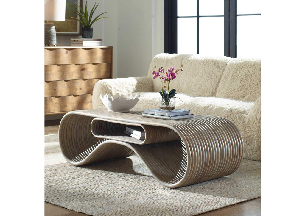 50045 Uttermost Montrose Rattan Coffee Table