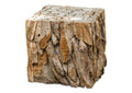 25592 Uttermost Teak Root Bunching Cube