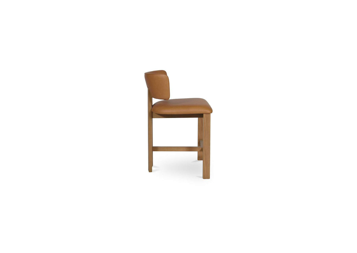 GO-1024-03 Morel Counter Stool Brown Leather