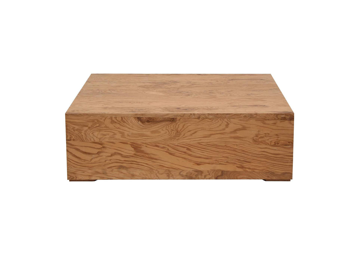 GZ-1158-03 Nash Coffee Table Honey Brown Burl