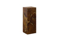 ID65139 Teak Slice Pedestal - Square - Md