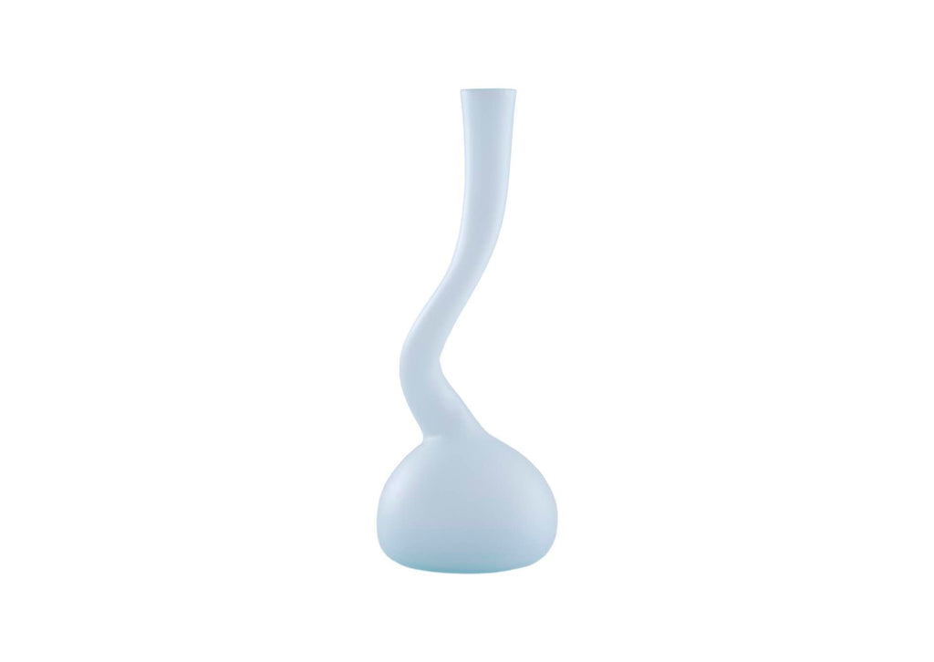 ID74397 Frosted Corkscrew Vase, Small