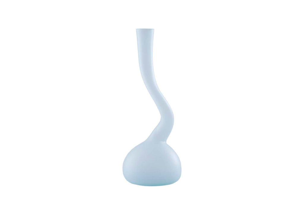 ID74397 Frosted Corkscrew Vase, Small