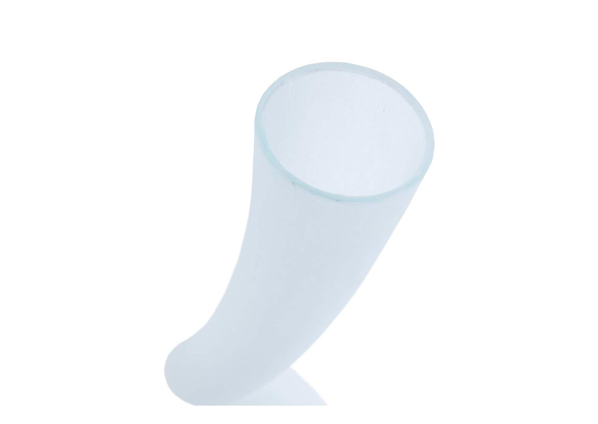 ID74397 Frosted Corkscrew Vase, Small
