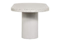 JK-1001-29-0 Lyon Outdoor Dining Table White Terrazzo