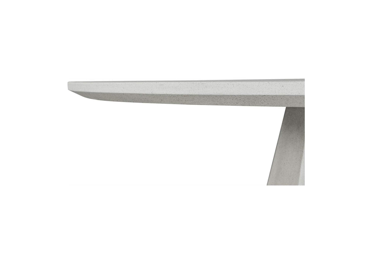 JK-1010-18-0 Templo Outdoor Dining Table Antique White
