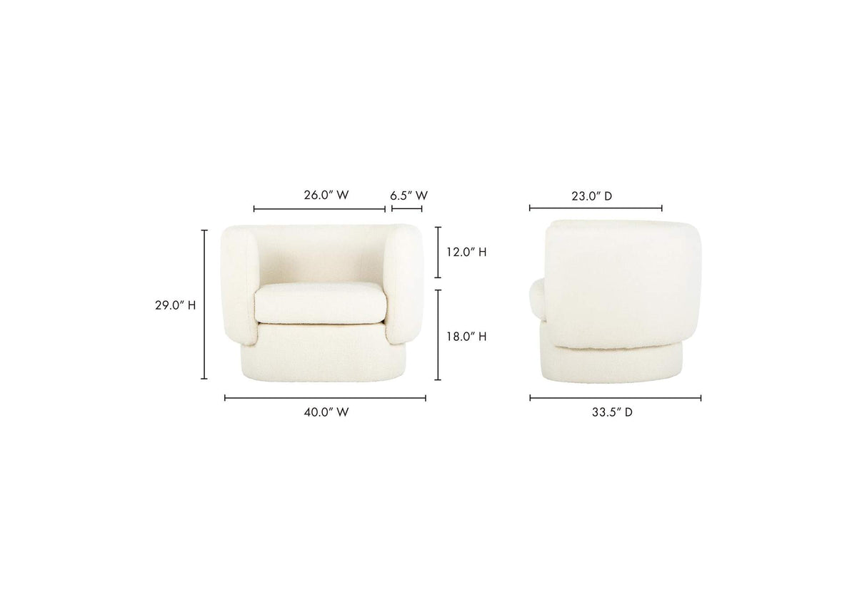 JM-1002-18 Koba Chair Maya White
