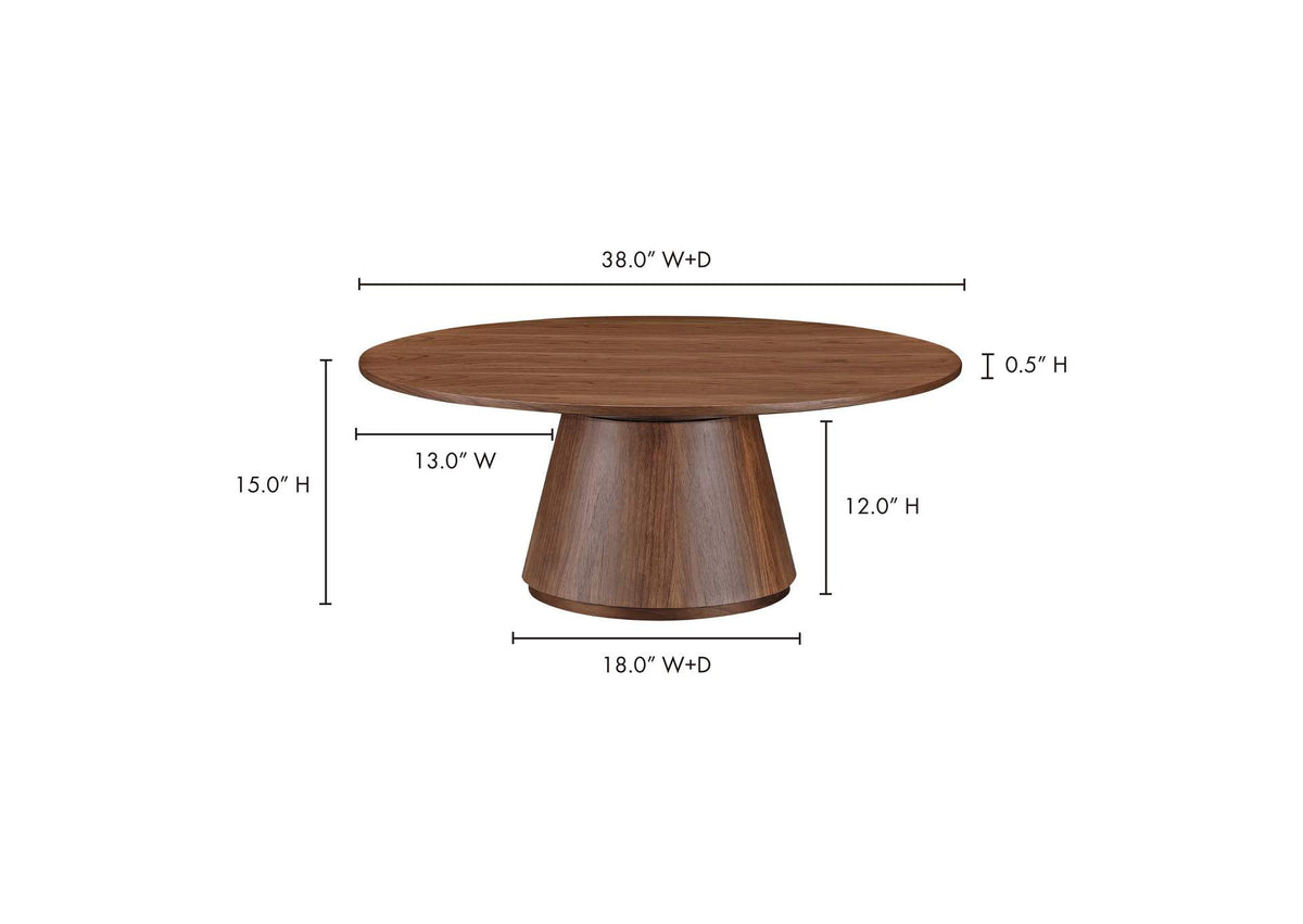 KC-1030-03-0 Otago Coffee Table Walnut Brown