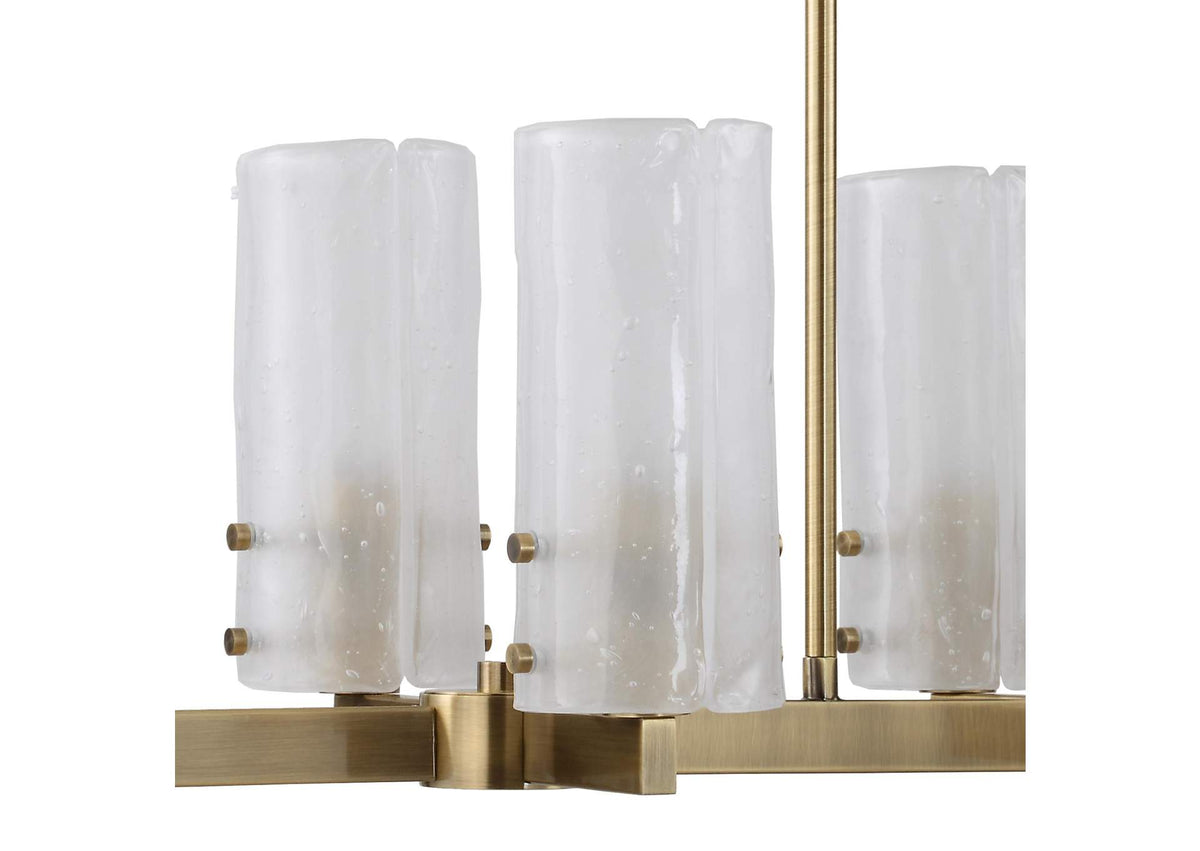 21392 Uttermost Mistie Light Linear Chandelier