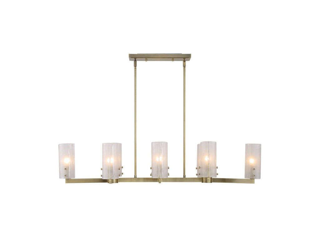 21392 Uttermost Mistie Light Linear Chandelier