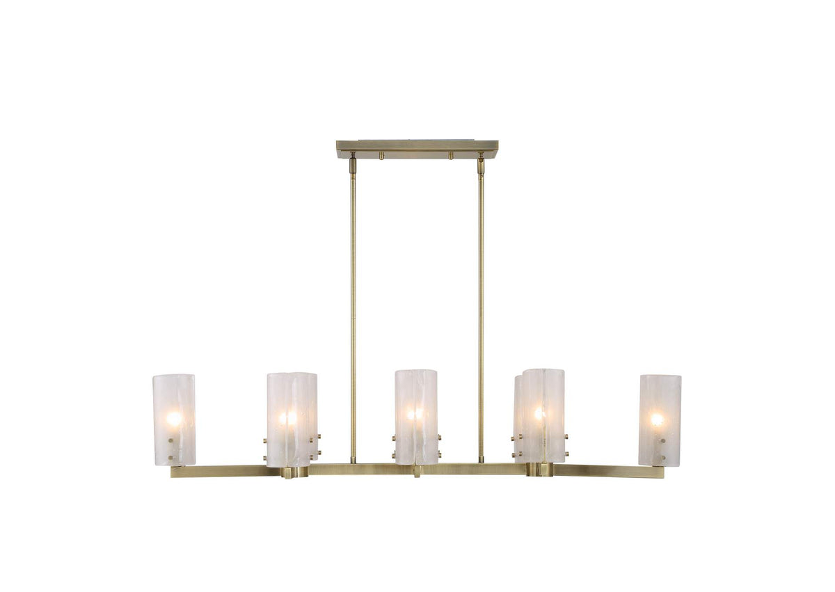 21392 Uttermost Mistie Light Linear Chandelier