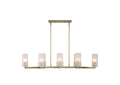 21392 Uttermost Mistie Light Linear Chandelier