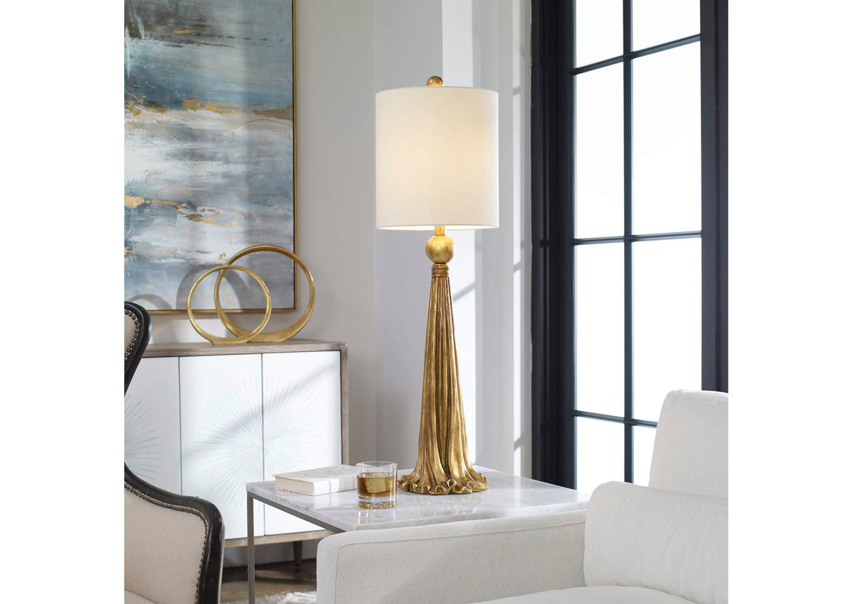29382-1 Uttermost Paravani Metallic Gold Lamp