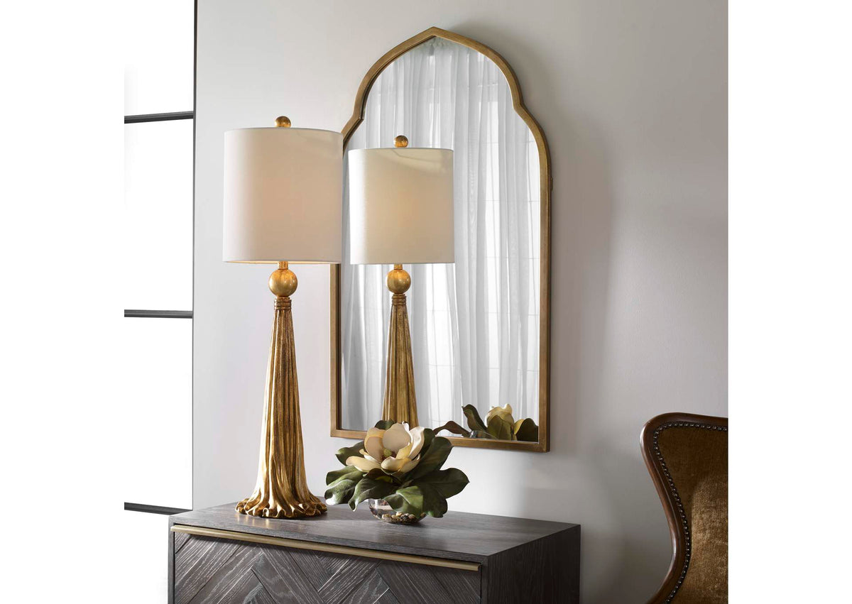 29382-1 Uttermost Paravani Metallic Gold Lamp
