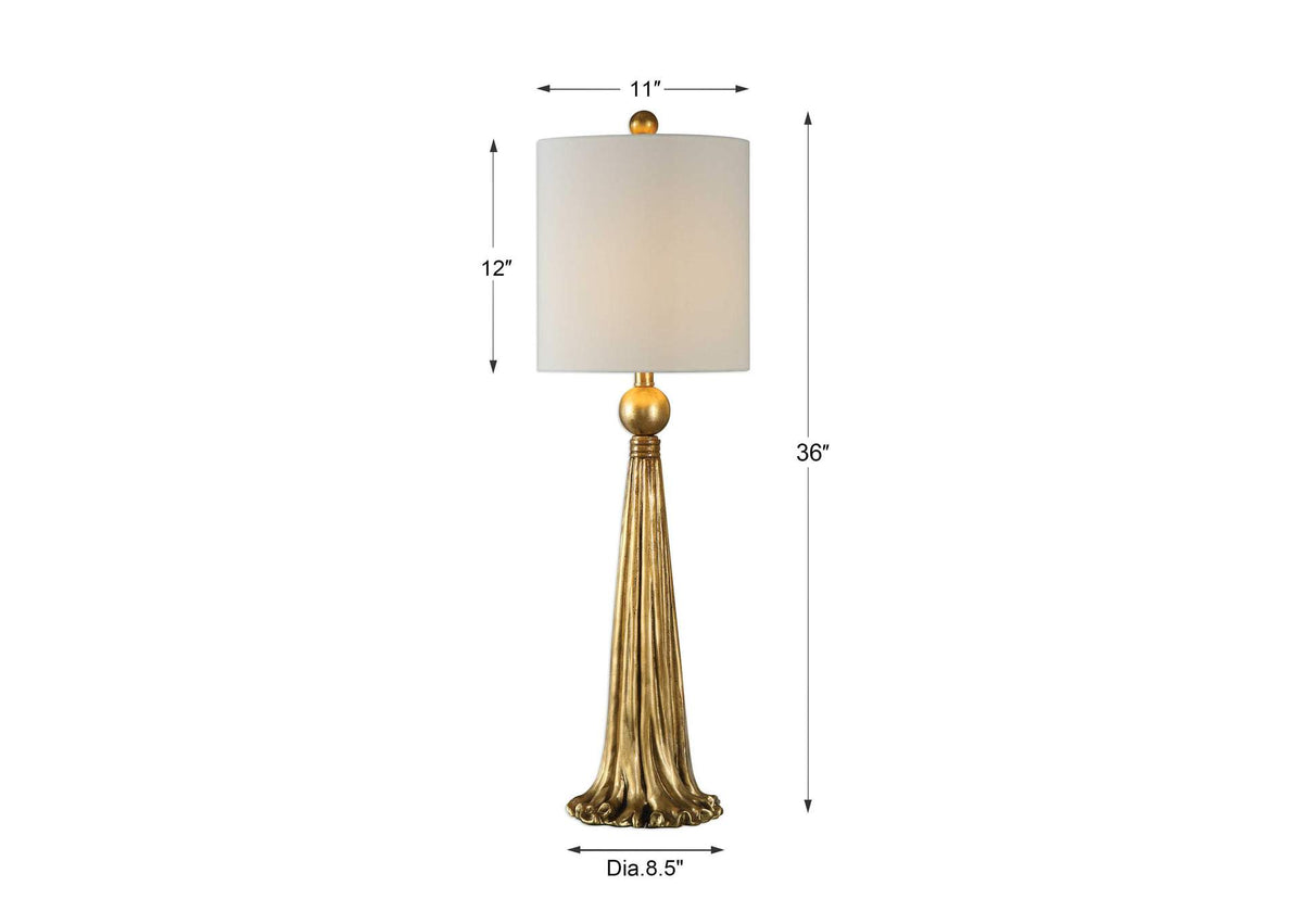 29382-1 Uttermost Paravani Metallic Gold Lamp
