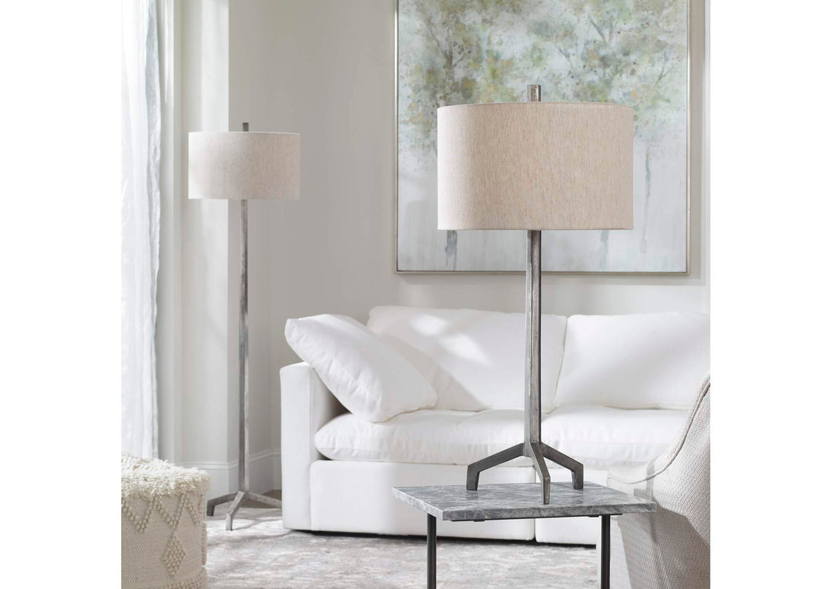 27557-1 Uttermost Ivor Cast Iron Lamp