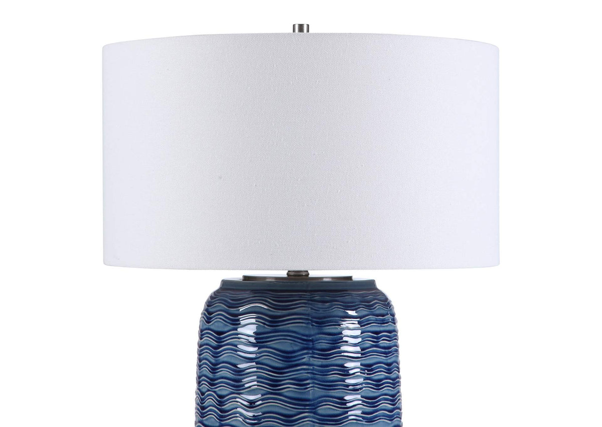 28274-1 Uttermost Sedna Blue Table Lamp