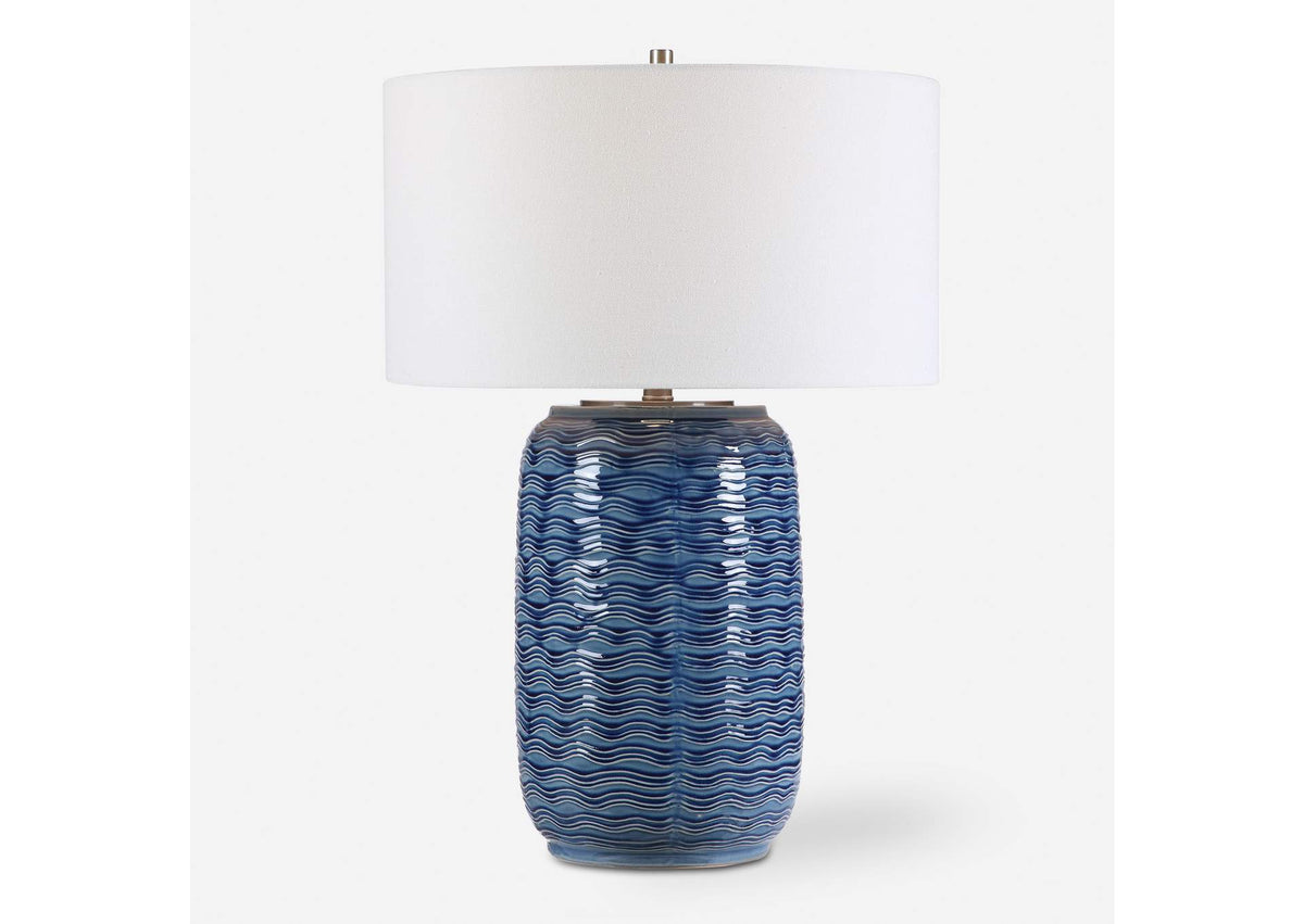 28274-1 Uttermost Sedna Blue Table Lamp