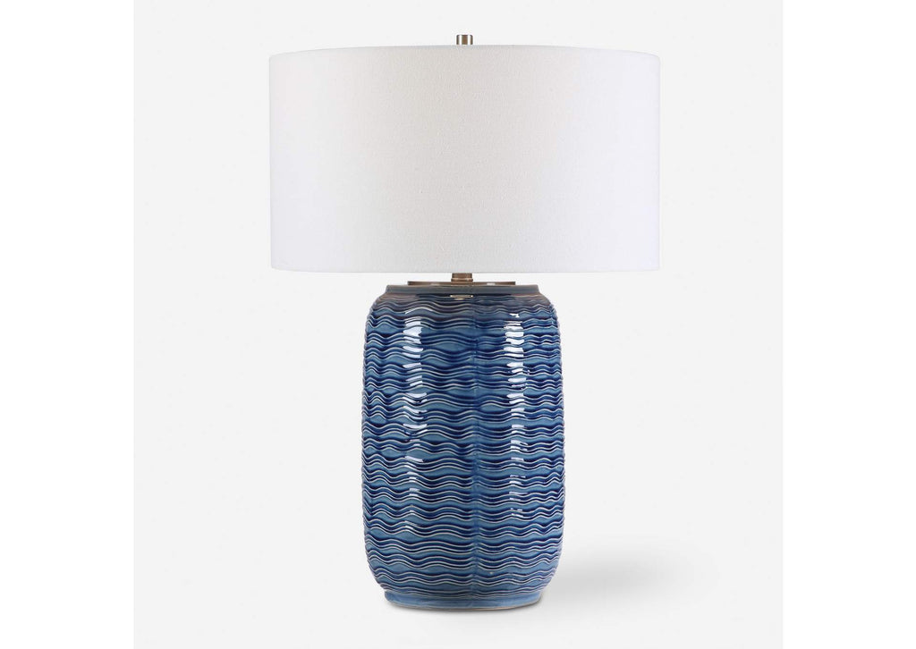 28274-1 Uttermost Sedna Blue Table Lamp