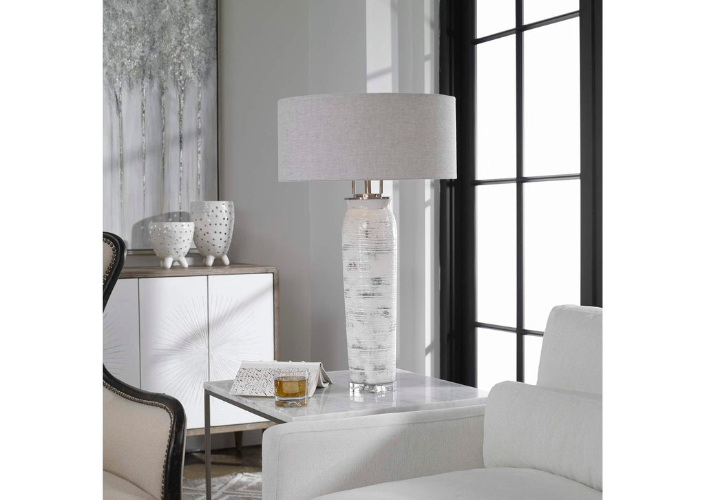 28275 Uttermost Lenta White Table Lamp