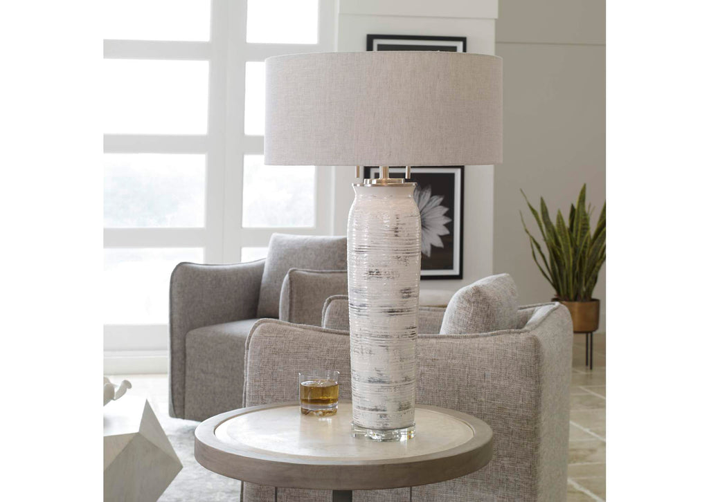 28275 Uttermost Lenta White Table Lamp