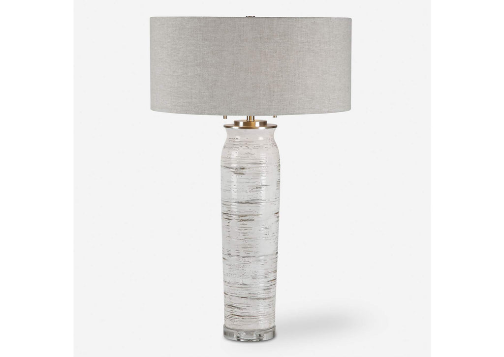 28275 Uttermost Lenta White Table Lamp