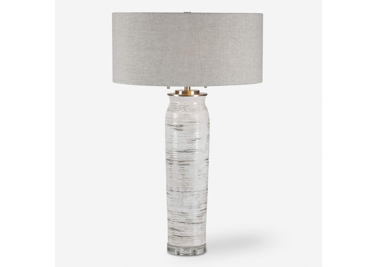 28275 Uttermost Lenta White Table Lamp