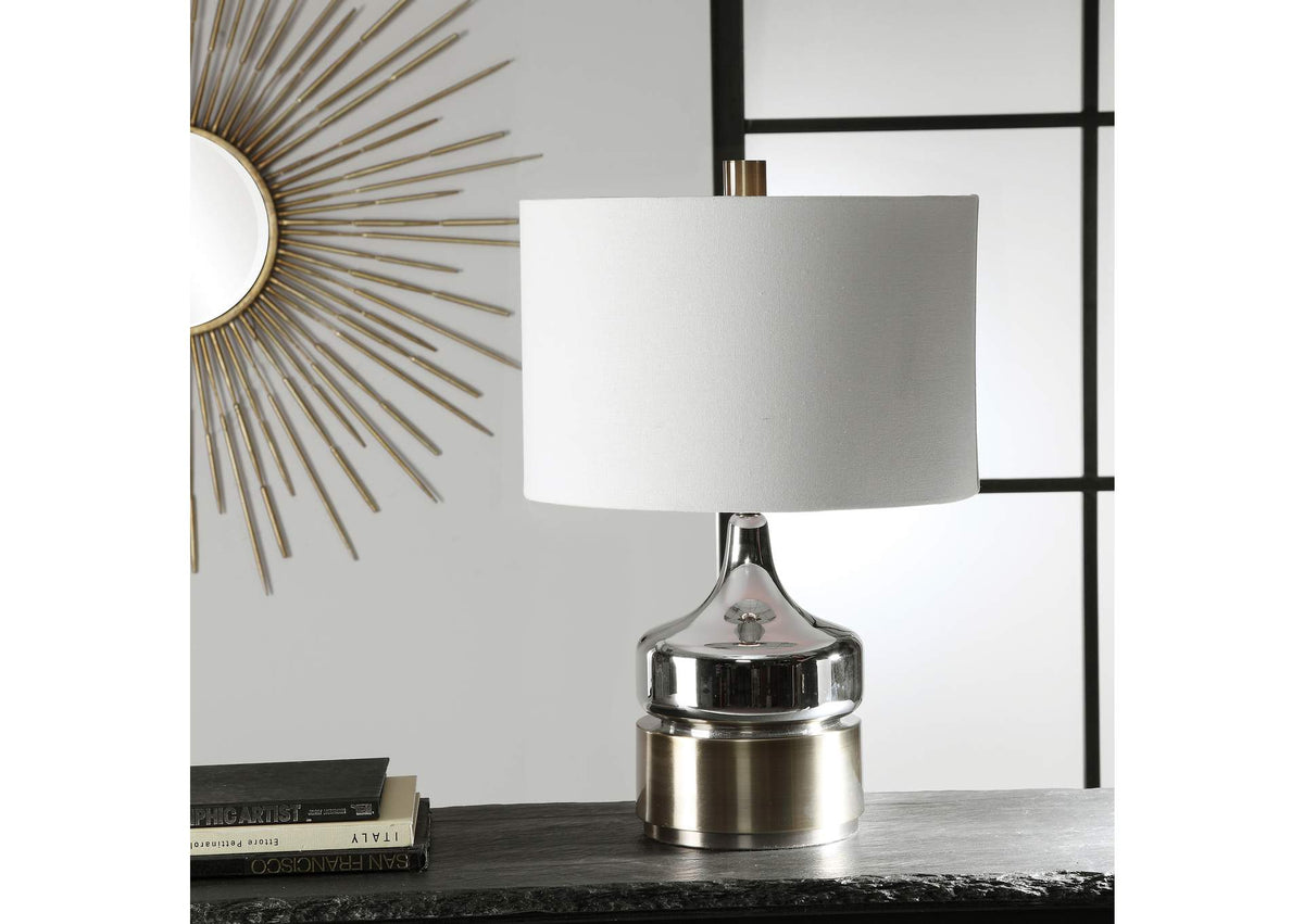 28337-1 Uttermost Como Chrome Table Lamp