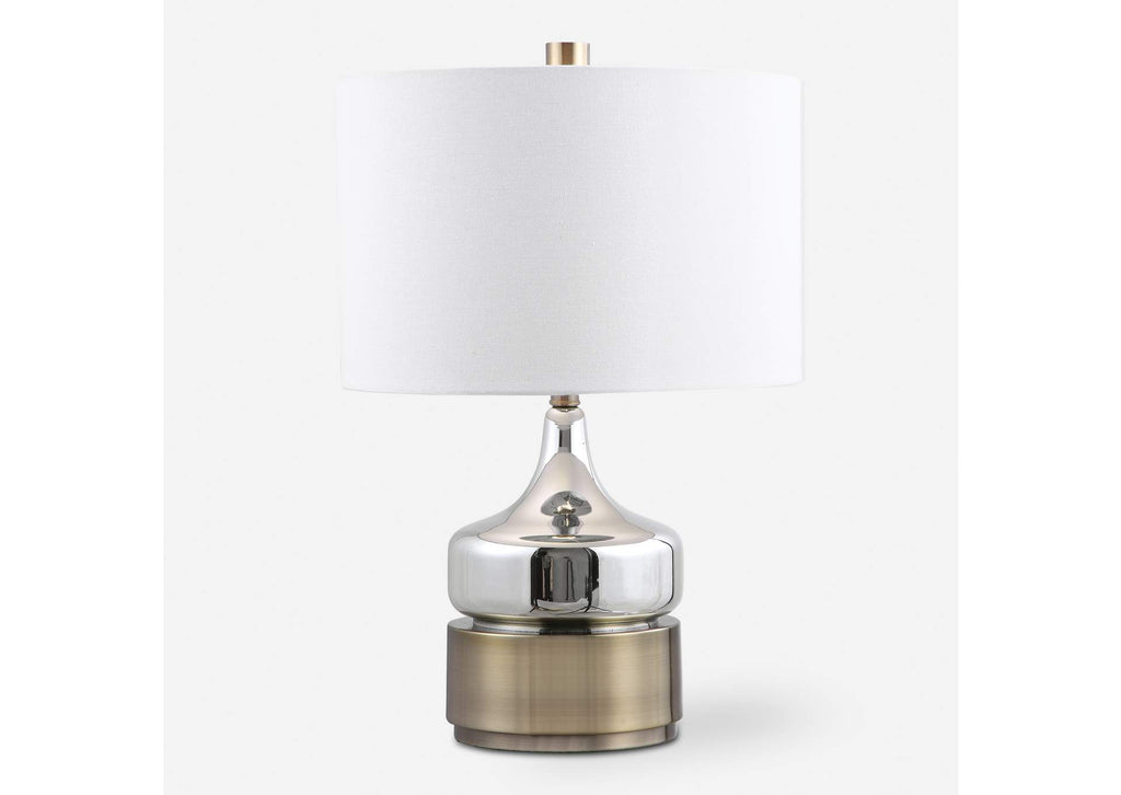 28337-1 Uttermost Como Chrome Table Lamp