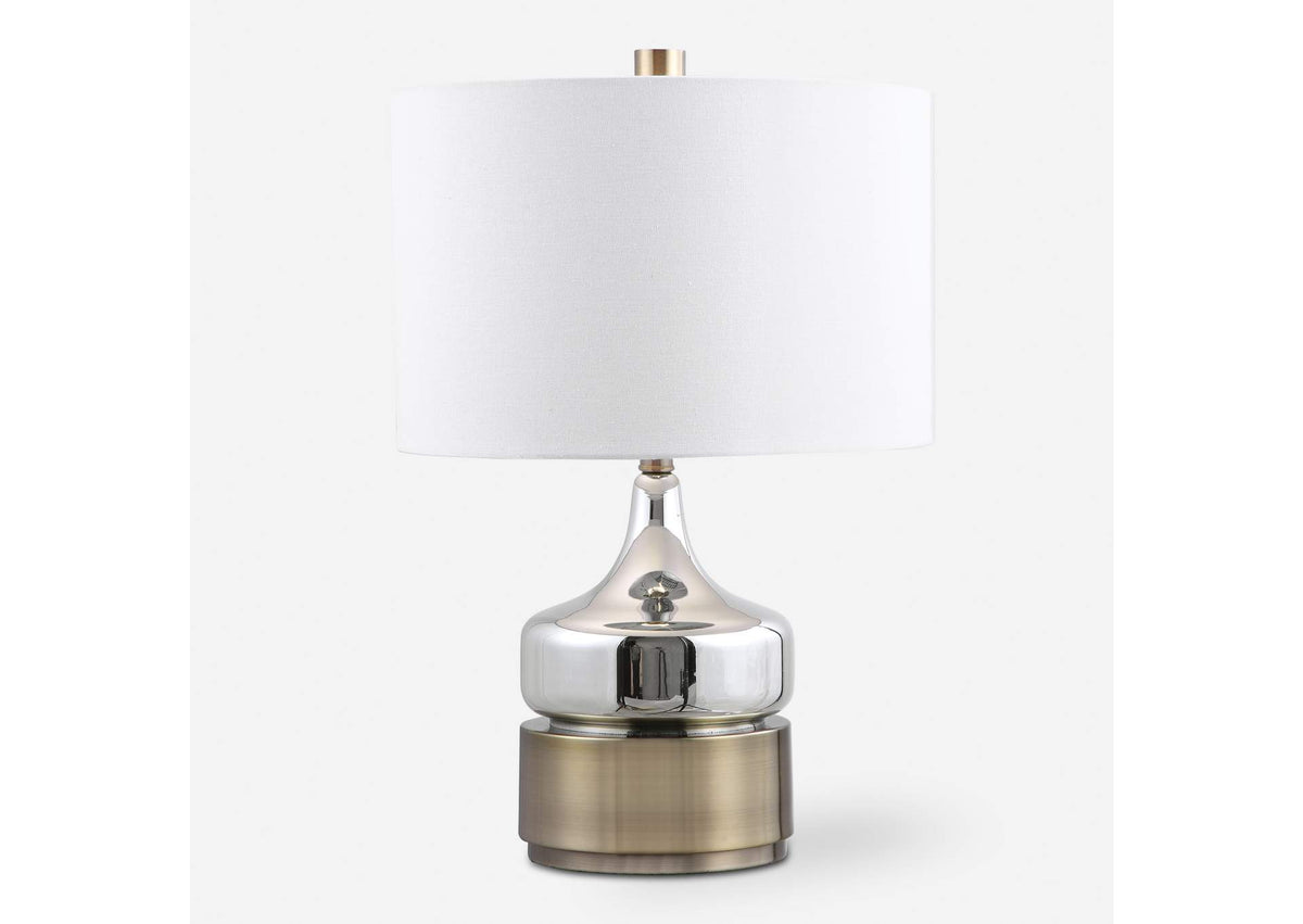 28337-1 Uttermost Como Chrome Table Lamp