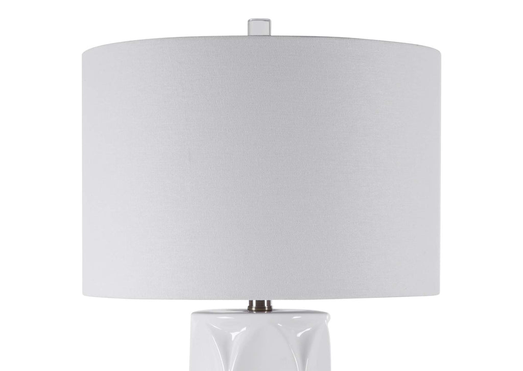 28342-1 Uttermost Sinclair White Table Lamp