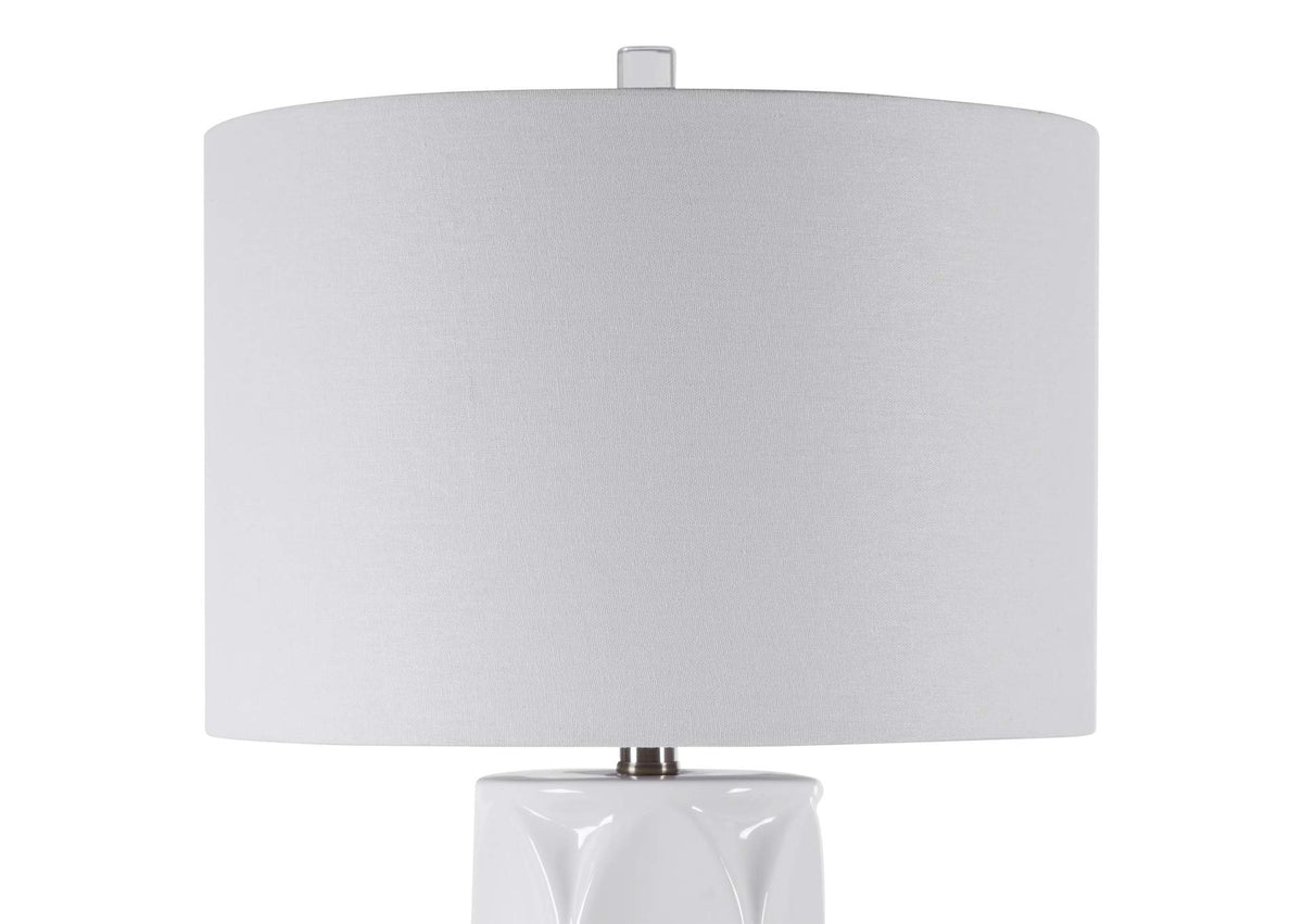 28342-1 Uttermost Sinclair White Table Lamp