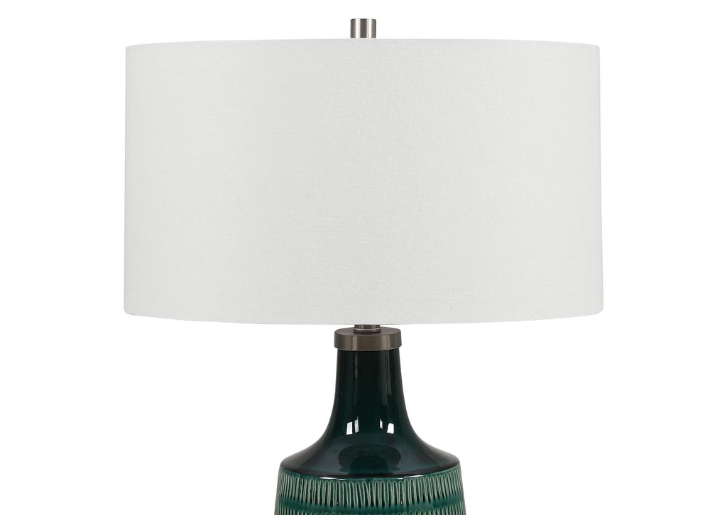 28376-1 Uttermost Scouts Deep Green Table Lamp