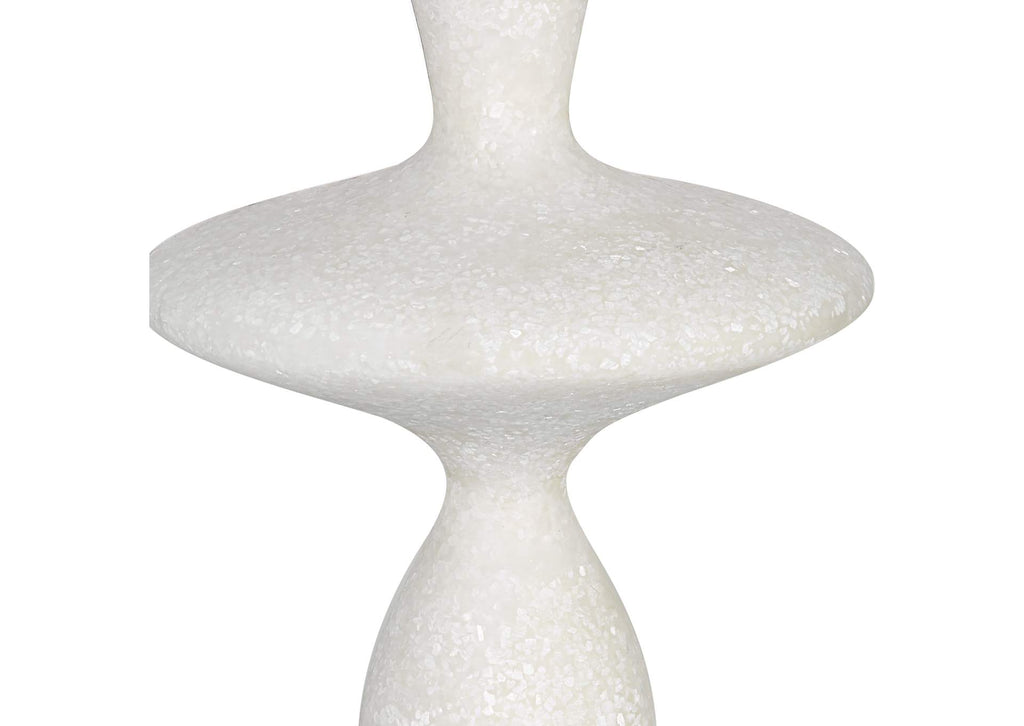 29796-1 Uttermost Inverse White Marble Table Lamp