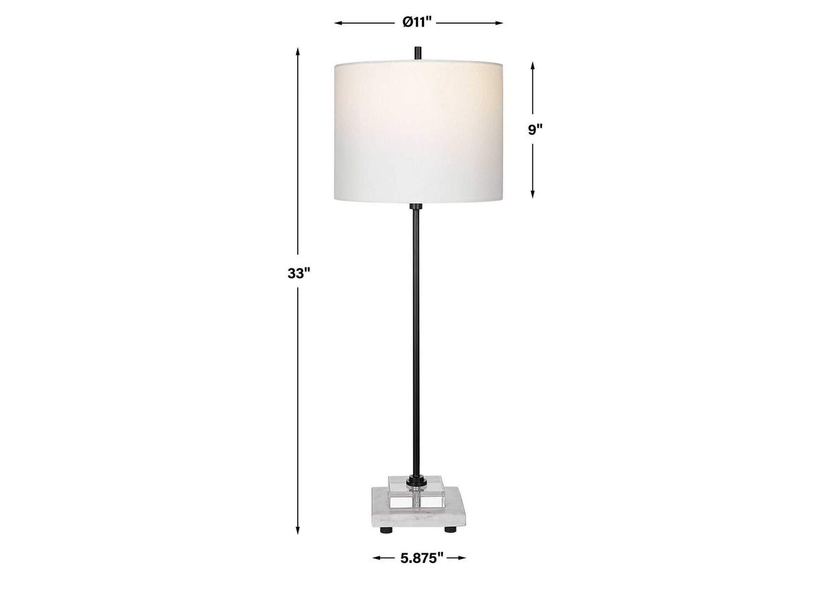 29992-1 Uttermost Ciara Sleek Buffet Lamp