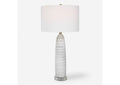 30004-1 Uttermost Levadia Matte White Table Lamp