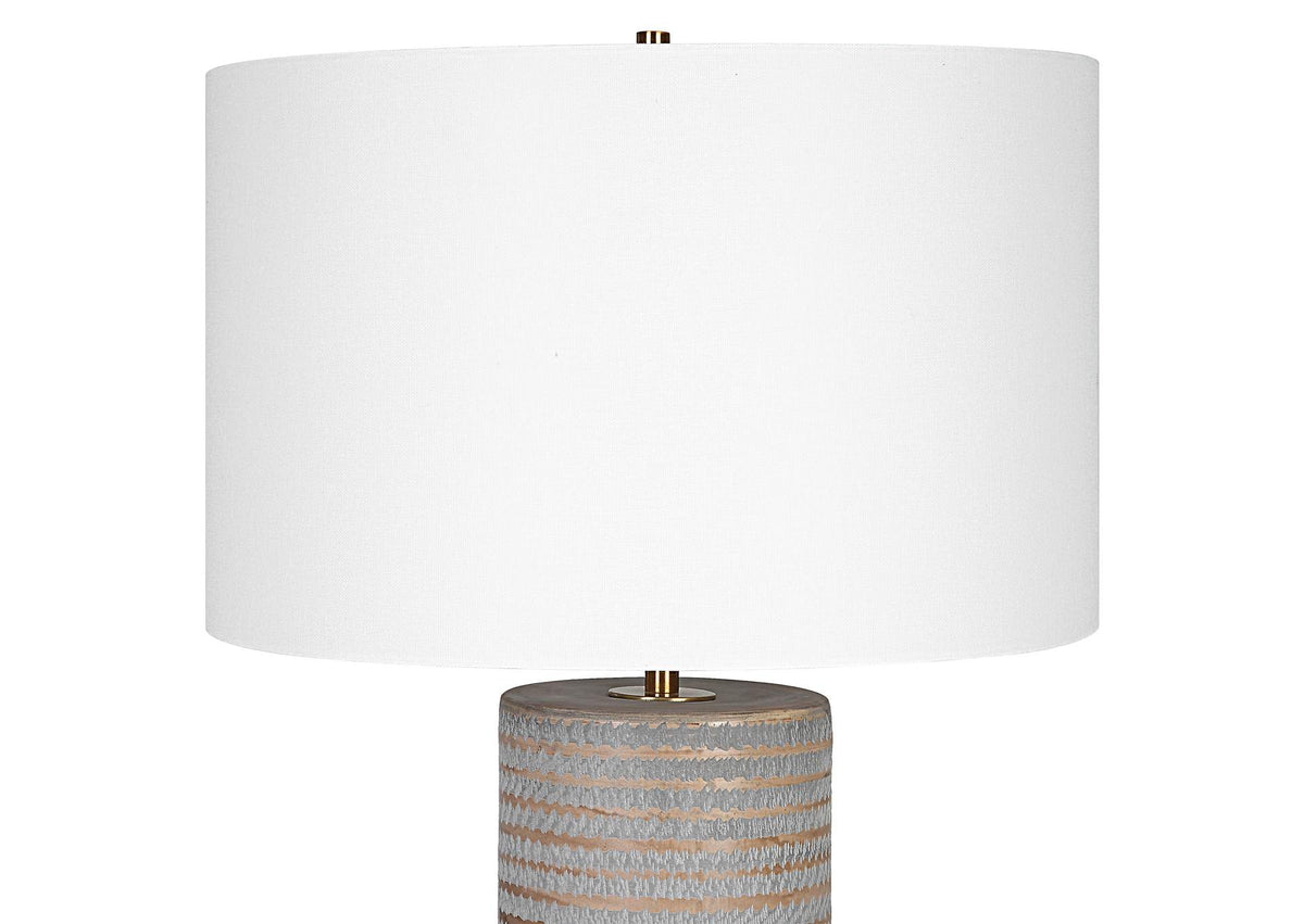29994 Uttermost Monolith Gray Table Lamp