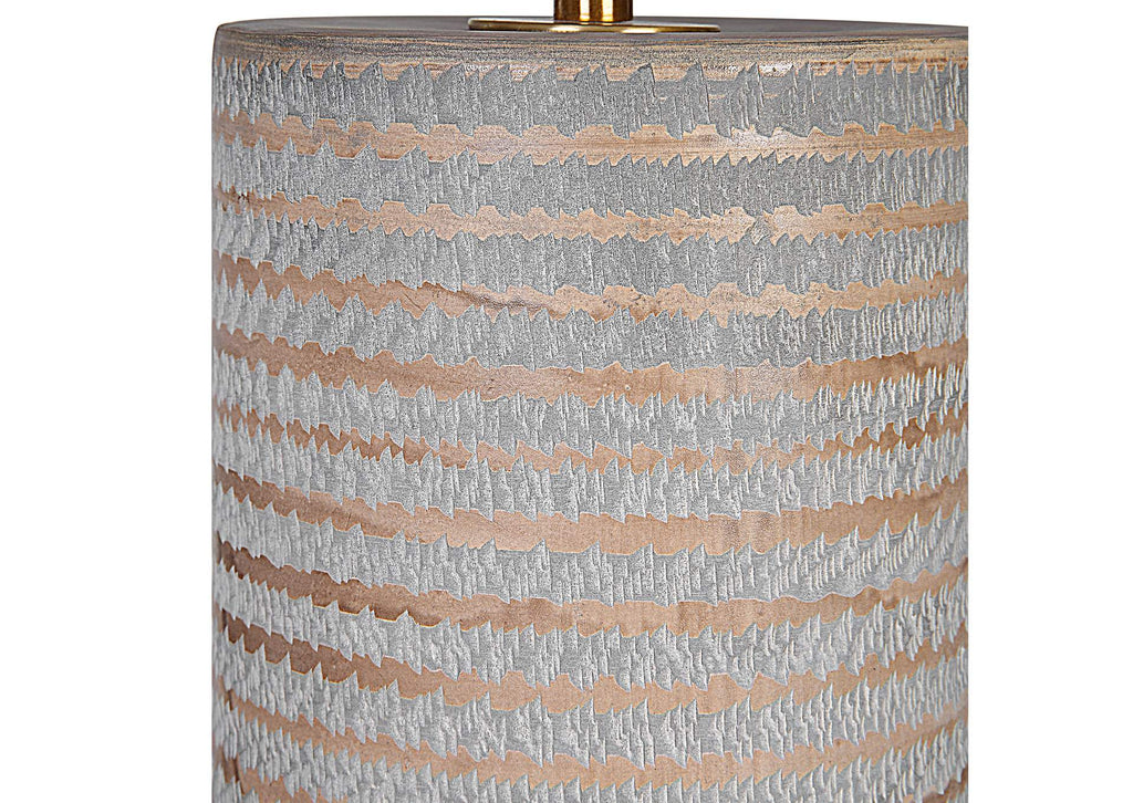 29994 Uttermost Monolith Gray Table Lamp