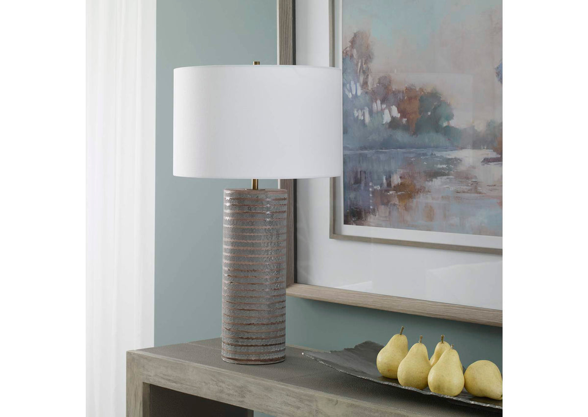 29994 Uttermost Monolith Gray Table Lamp
