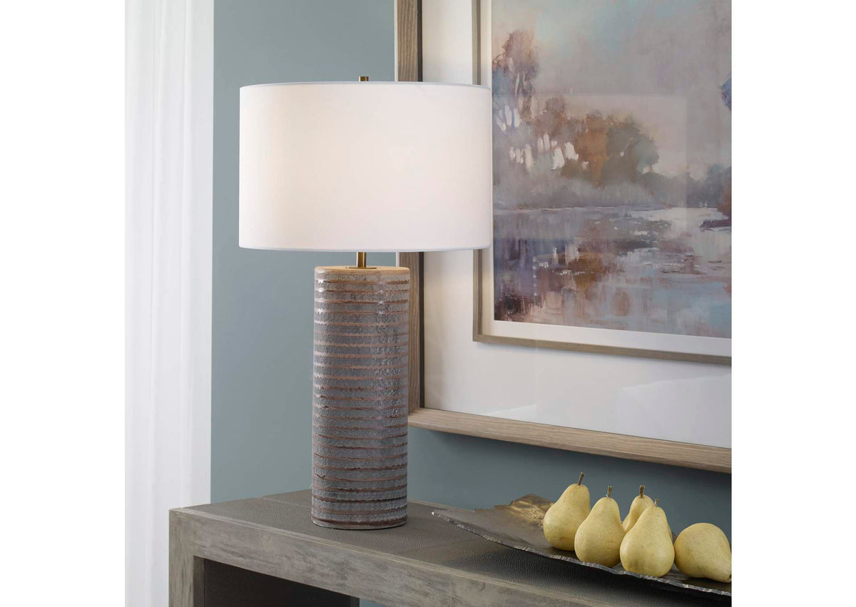 29994 Uttermost Monolith Gray Table Lamp