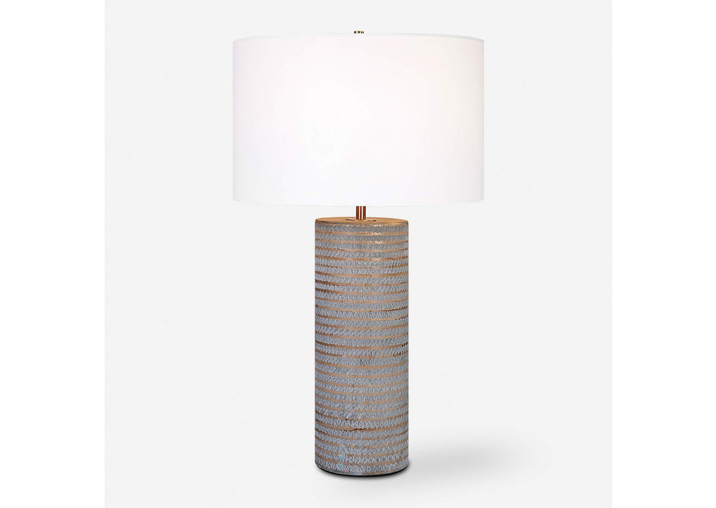 29994 Uttermost Monolith Gray Table Lamp
