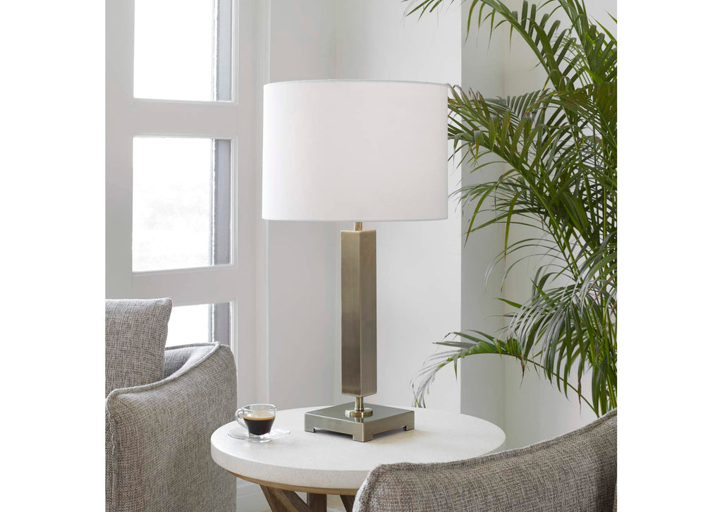 30014-1 Uttermost Duomo Brass Table Lamp