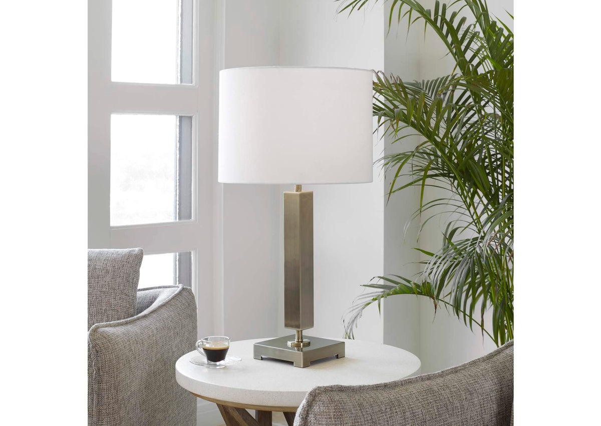 30014-1 Uttermost Duomo Brass Table Lamp