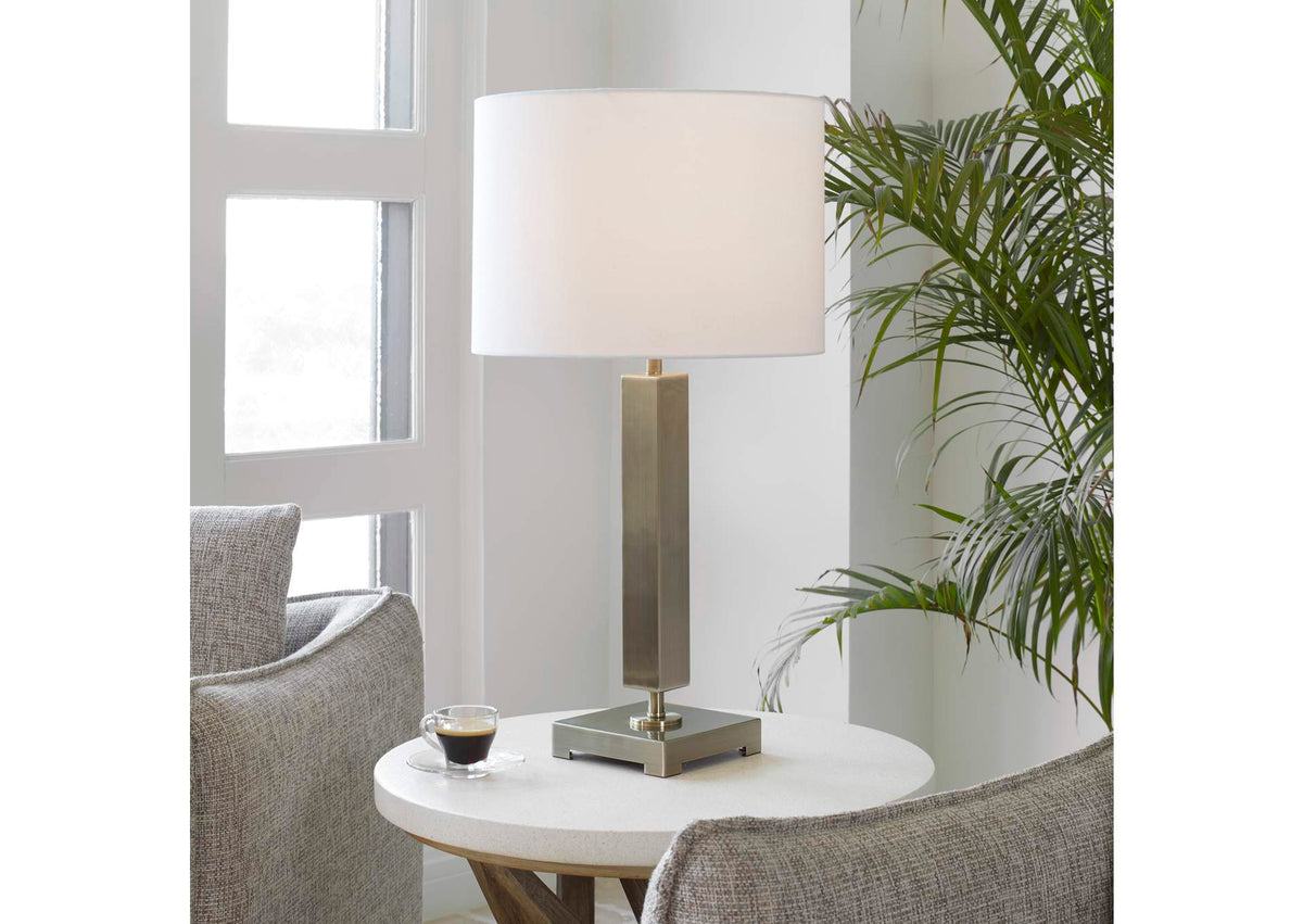 30014-1 Uttermost Duomo Brass Table Lamp