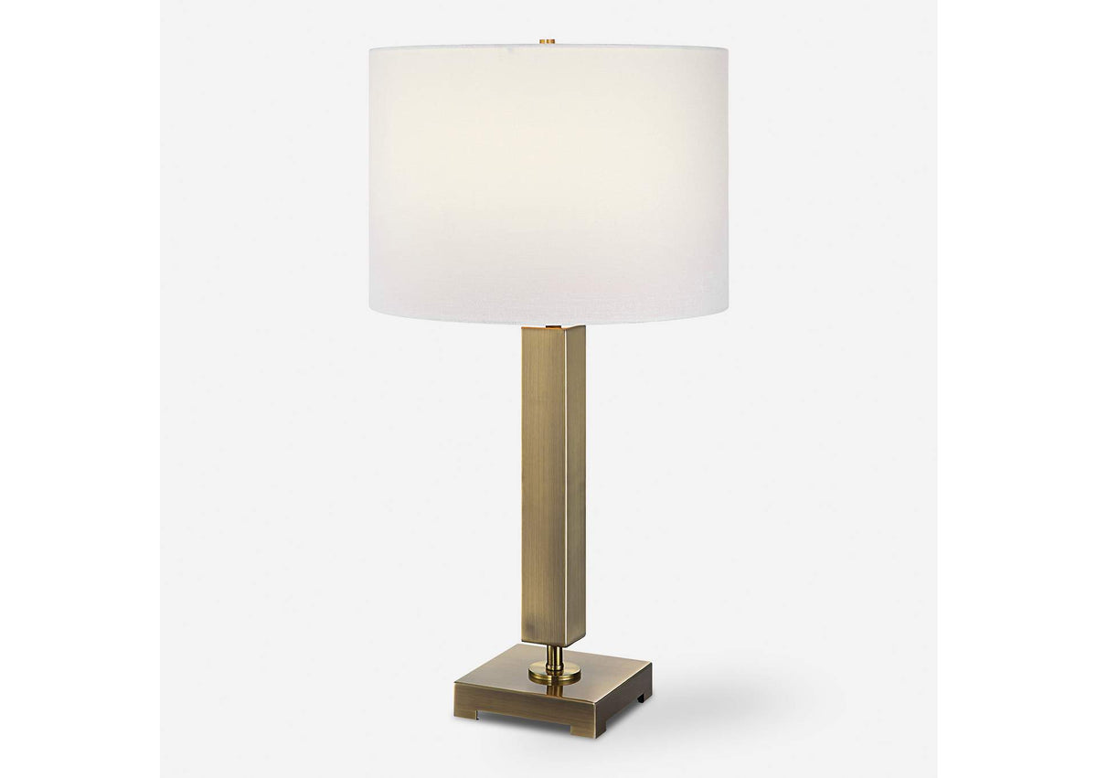 30014-1 Uttermost Duomo Brass Table Lamp