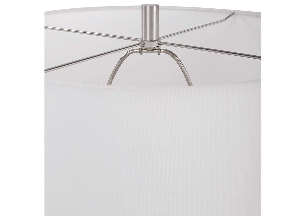 30159-1 Uttermost Loop White Glaze Table Lamp