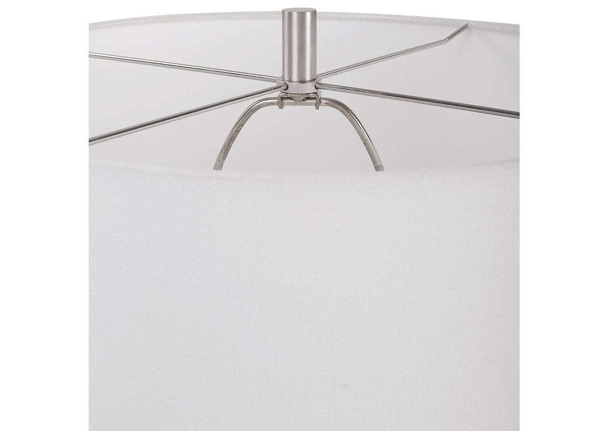 30159-1 Uttermost Loop White Glaze Table Lamp
