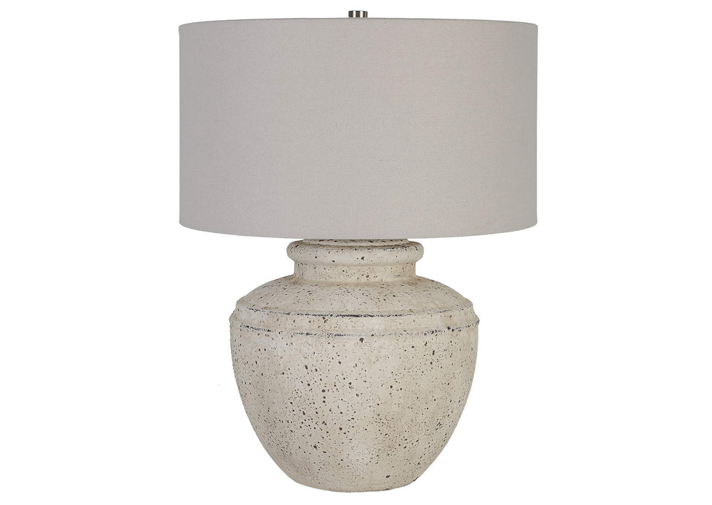 30162-1 Uttermost Artifact Aged Stone Table Lamp